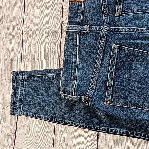 Madewell 27P 10" high rise skinny jeans w/raw edge - Picture 8 of 13